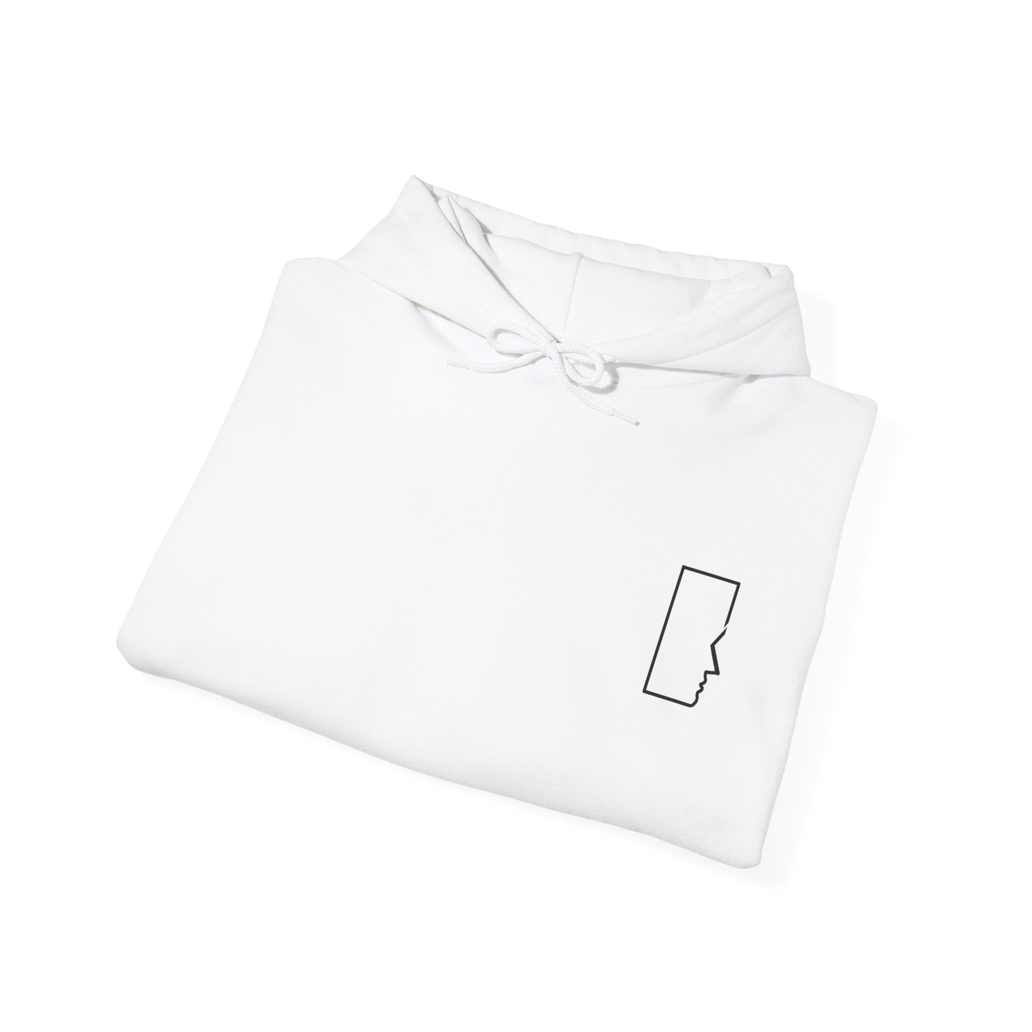 Hoodie with Minimalistic Face