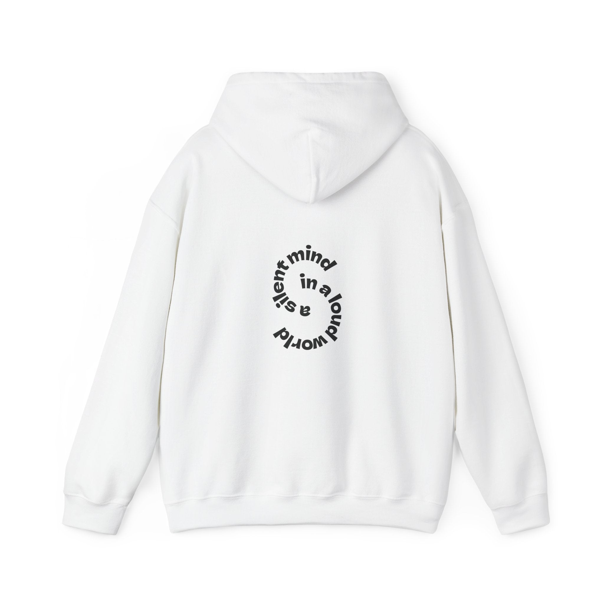 Hoodie with Minimalistic Face